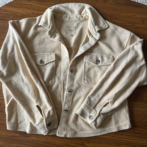 Thread & Supply Beige Corduroy Jacket